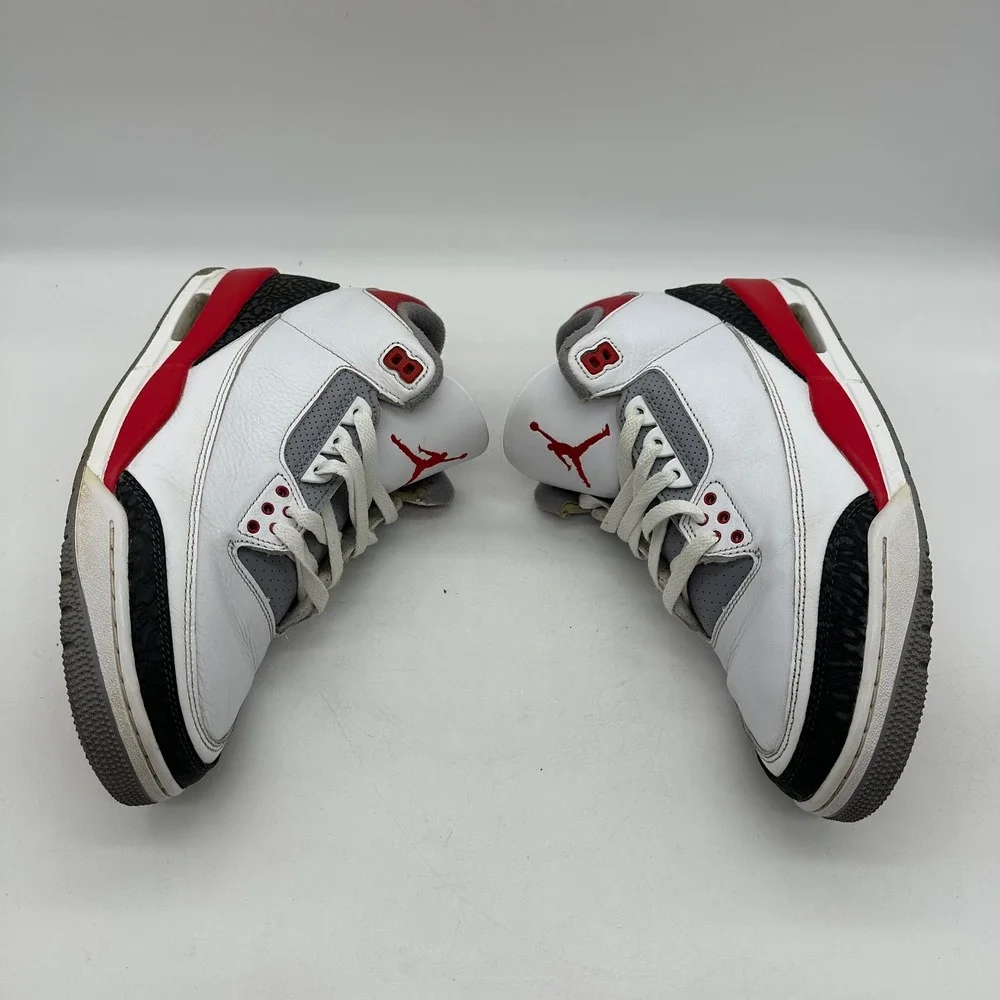 Nike Air Jordan DN3707-160 Mens Size 11 Retro 3 Fire Red Elephant Print Sneakers